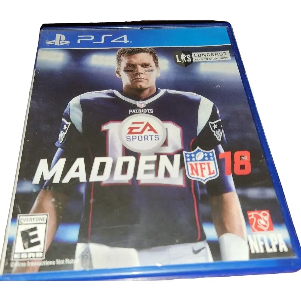 lot of 2 Playstation 4 games, Madden NFL 18 and street fighter